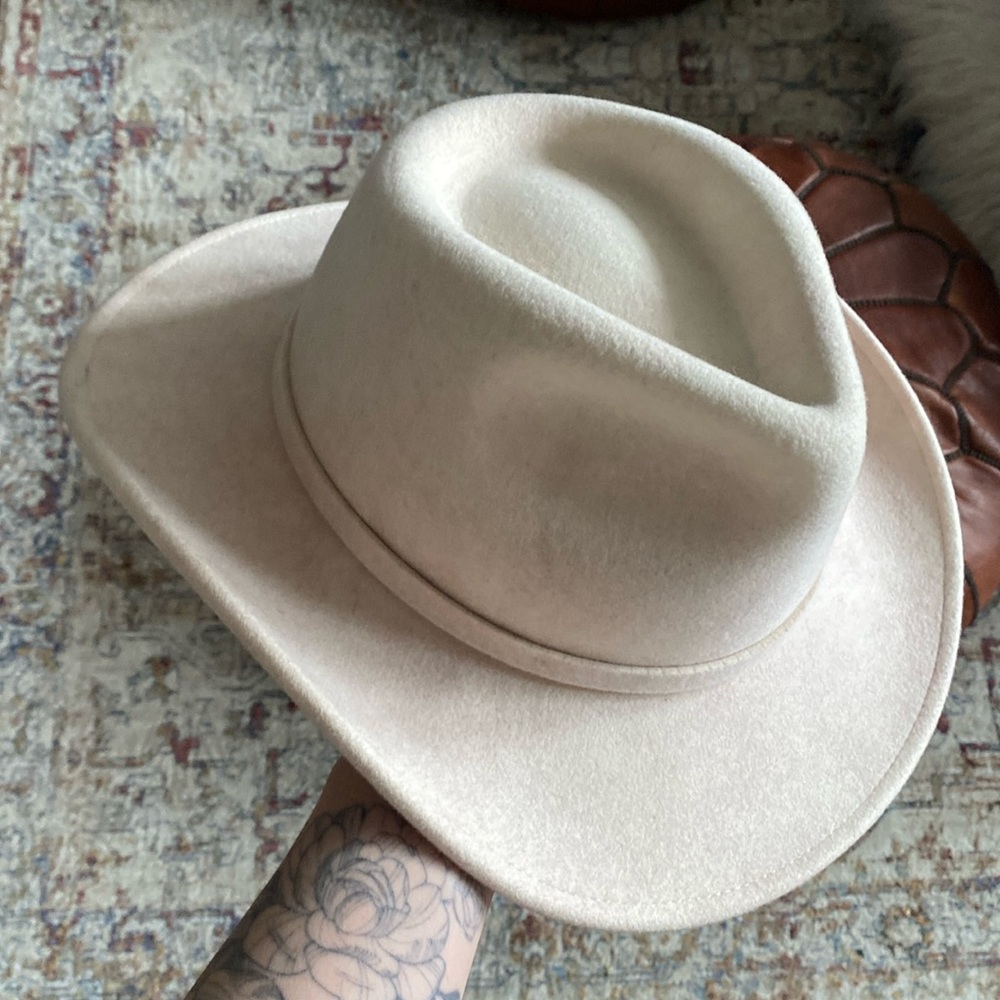 FP x Mossant Trail Dusted Pink Cowgirl Hat size Medium